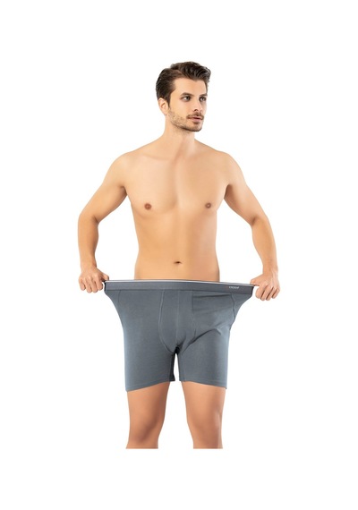 Erdem Füme Pamuk Elastan Klasik Boxer 1445 Füme