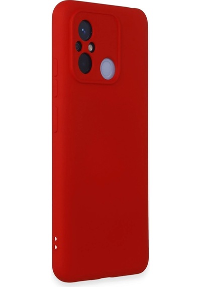 Newface - 642 - Xiaomi Redmi 12c Kılıf Nano İçi Kadife Silikon - Edntrend - - Kırmızı