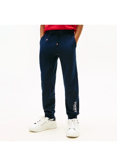 Tommy Hilfiger Monotype Print Graphic Çocuk Mavi Eşofman Altı Kb0kb10167 Mavi