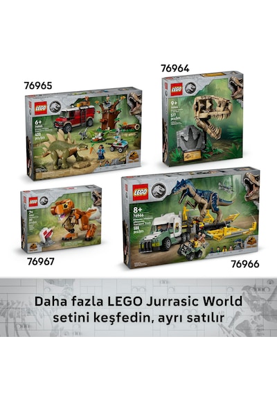 LEGO® Jurassic World Dinozor Fosilleri: Triceratops Kafatası 76969 -9 Yaş ve Üzeri Çocuklar için Yaratıcı Oyuncak Dinozor Yapım Seti(468P)