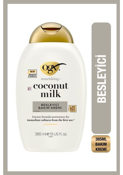OGX Coconut Milk Besleyici Sülfatsız Saç Bakım Kremi 385 ml