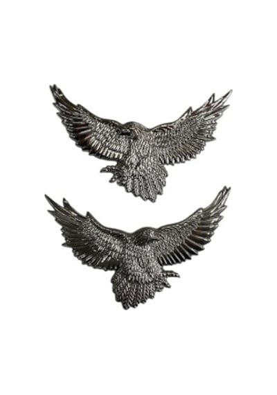 Kartal Arma Nikelaj Yapıştırma 2 Adet Sağ & Sol 14CmX9Cm
