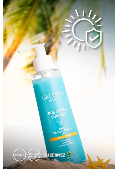 Celenes Herbal Güneş Öncesi Ve Sonrası Nemlendirici Ve Ferahlatıcı Jel