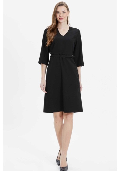 Selen Kadın Elbise 24ysl7458 Siyah