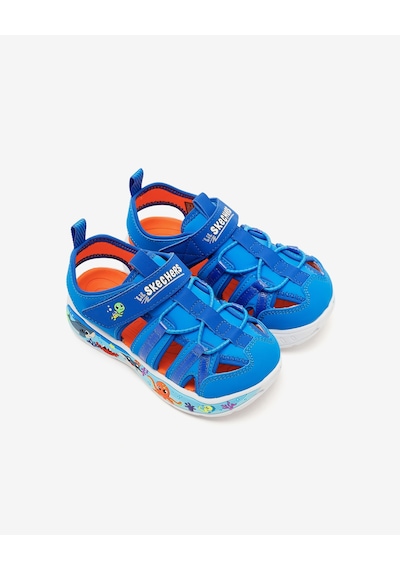 Skechers Play Scene Splash Küçük Erkek Çocuk Mavi Sandalet 407041n Ltbl Mavi