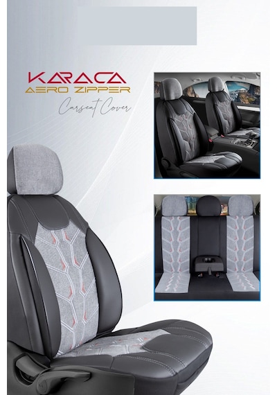 Fiat Linea Dynamic Plus Keten Oto Koltuk Kılıfı Ön Arka Set Karaca Füme Şhn