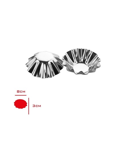 Metal Yuvarlak Çember Tartolet Kalıbı 6 Parça Diğer