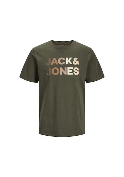 Jack & Jones Renk Geçişli Logo Baskılı Tişört Forest 12249602 Haki Jack & Jones Renk Geçişli Logo Baskılı Tişört Forest 12249602 Haki