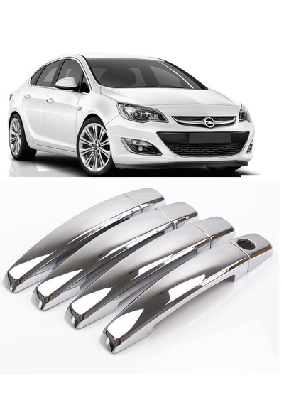 Opel Astra J Sedan Krom Kapı Kolu 4 Kapı Paslanmaz Çelik 2011 - 2020