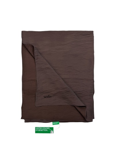 Benetton Düz Siena Şal - Acı Kahve