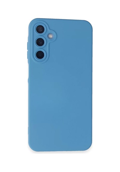 Newface Samsung Galaxy A15 4g Kılıf Nano İçi Kadife Silikon - Mavi