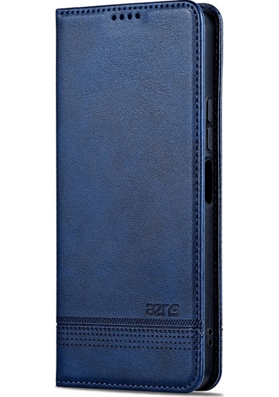 Azns Xiaomi Poco C65 4g / Redmi Uyumlu 13c Deri Kılıf Cüzdan Manyetik Telefon Kılıfı