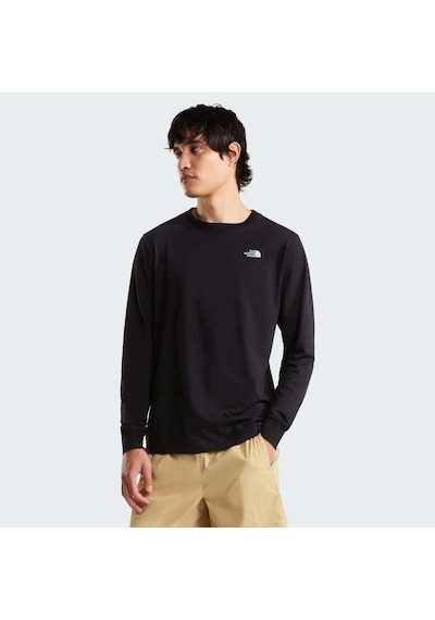 The North Face M Evolutıon Sımple Dome Regular Long Sle Erkek Tişört Nf0a8eu3jk31 Siyah