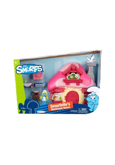Neco Şirinler Mantar Ev ve Oyun Seti 55751 Pembe