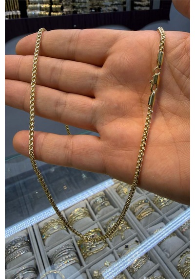 Sarmaşık Model 60 Cm Kolye Altın
