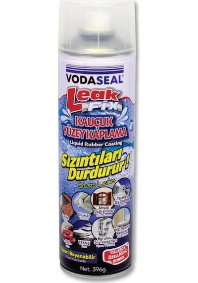 Vodaseal Leak Fix Kauçuk Izolasyon Spreyi 396 Gr Şeffaf