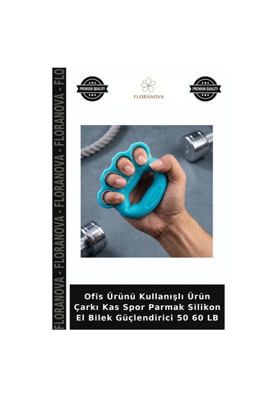 Ofis Ürünü Kullanışlı Ürün Çarkı Kas Spor Parmak Silikon El Bilek Güçlendirici 50 60 Lb Çok Renkli
