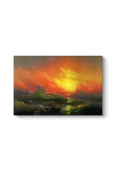 Ayvazovski - Dokuzuncu Dalga Tablosu 45 X 30 -