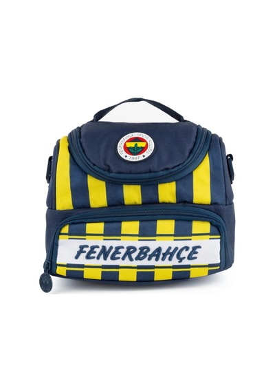 Nusrat Bilişim Fenerbahçe Lisanslı Sarı Lacivert Çubuklu Beslenme Çantası 25741 Çok Renkli