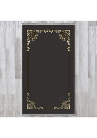 Evaşk Namazlık Dokuma Halı Kaymaz Muslumana Seccade80 x 130 Kahverengi EVASK806A80