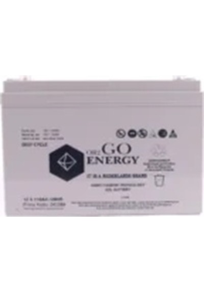 OR2GO Energy 12V 110Ah Jel Akü OV Serisi Uzun Ömürlü