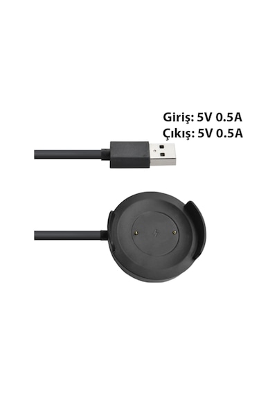 Xiaomi Mi Watch Color Wt06 Usb Şarj Kablosu (212354710)-Siyah