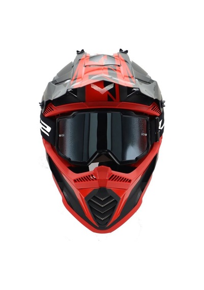Ls2 Charger Goggles Motokros Gözlük Siyah İridyum Camlı