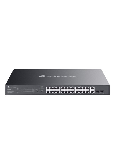 Tp-lınk Omada Es228gmp 24 Port Gıgabıt+ 2xgb Sfp+2xgb Rj45 Uplınk Cloud L2 Yönetilebilir 384w Poe Rackmount Swıtch