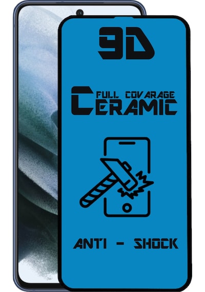 Samsung Galaxy Uyumlu S21 FE Tam Kaplayan Seramik Nano Esnek Ekran Koruyucu