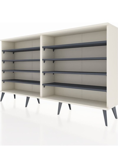 Arges Konsol 8 Raflı 176x30x99 Aytaşı-aytaşı/antrasit Aytaşı-aytaşı/antrasit