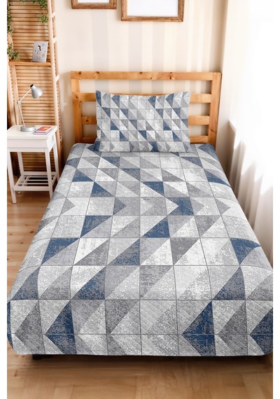Mavi Geometrik Genç Odası Tek Kişilik Pike Takımı - Gri Modern 160x220 Cm Kapitone Yatak Örtüsü Lavantaımsı Güneş Esintisi Mavi Geometrik Genç Odası Tek Kişilik Pike Takımı - Gri Modern 160x220 Cm Kapitone Yatak Örtüsü Lavantaımsı Güneş Esintisi