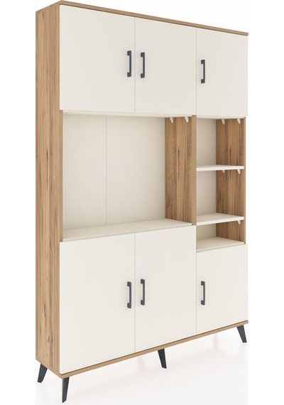 Arges Dolap 10 Raflı 6 Kapaklı 132x30x195 Çam-aytaşı/aytaşı Çam Arges Dolap 10 Raflı 6 Kapaklı 132x30x195 Çam-aytaşı/aytaşı Çam
