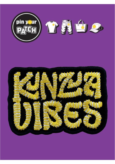 Pin Your Patch Ütü İle Yapışan Yama Patch 7079 Yazı Kinza Vibes Çok Renkli