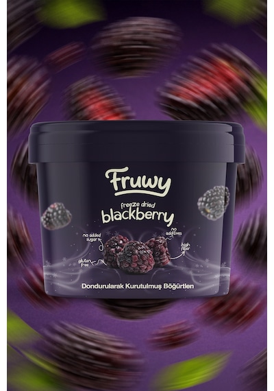Freeze Dried Böğürtlen Kova Dondurularak Kurutulmuş Böğürtlen Diğer