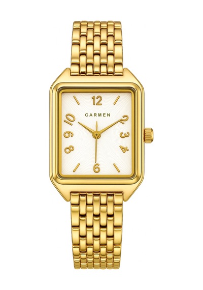 Carmen Cr.1.ag0122.03 Unisex Kol Saati Altın - Siyah