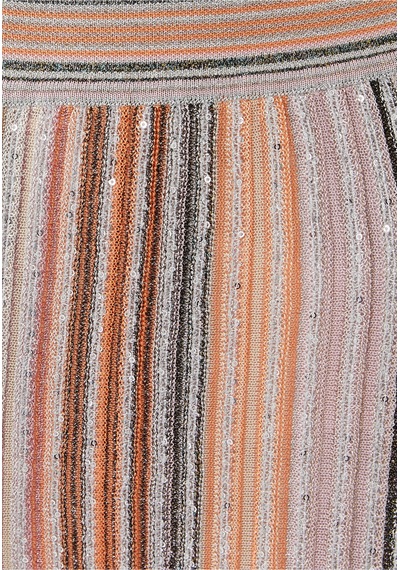 Missoni Işıltılı Triko Düz Pantolon Pembe