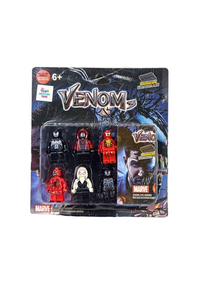 18 Parça Mini Venom Figür Seti Örümcek Adam Venom Anti Venom