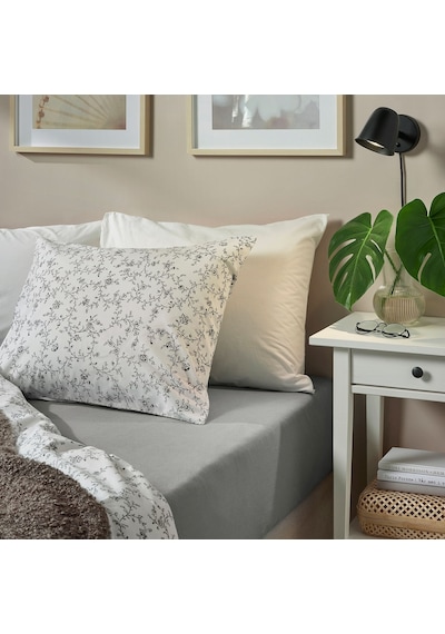 Ikea Varvıal Tek Kişilik Çarşaf 90 X 200 Cm Gri