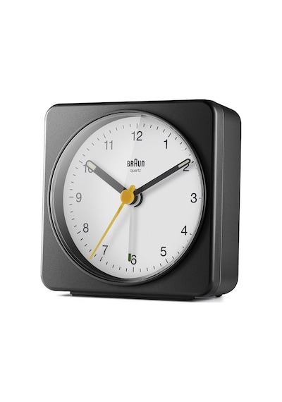 Braun Bc03bw Siyah-beyaz Klasik Seyahat Analaog Alarmlı Masa Saati Brn.bc03bw