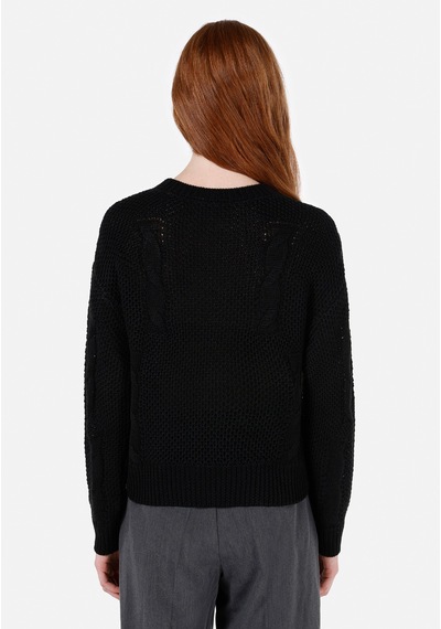 Colin's Colins Siyah Kadın Kazak Cl1072537 Q1.v2 Blk Siyah