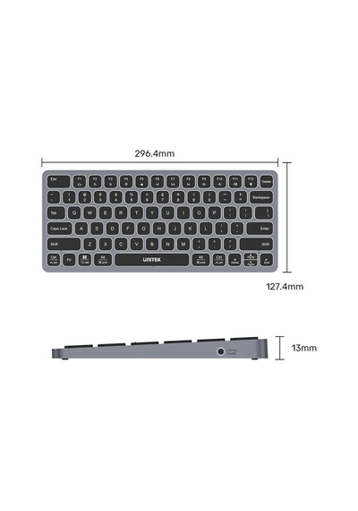 Unıtek 9-ın-1 Usb-c Hub Klavye D1092a
