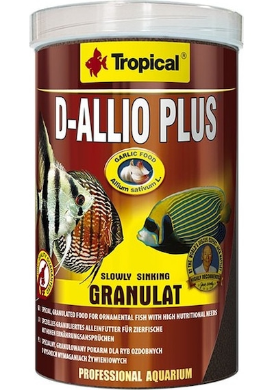 Tropical D-Allio Plus Ganulat Discus Balıklar İçin Sarımsaklı G
