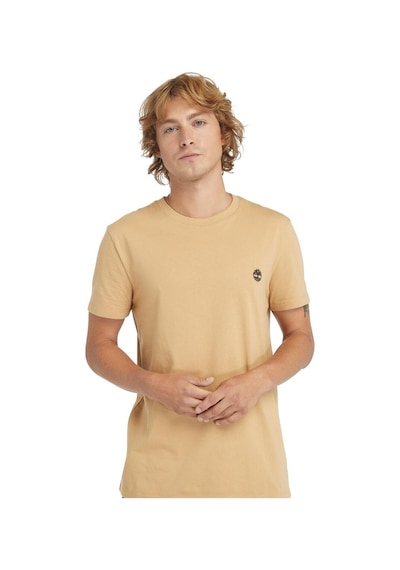 Timberland Dunstan River Crew Erkek Bej Yuvarlak Yaka Tişört Bej