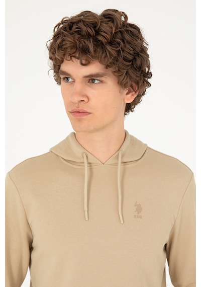 U.s. Polo Assn. Erkek Kum Sweatshirt 50295167-vr085 Kum