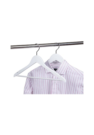3 Adet Ahşap Görünümlü Plastik Kıyafet Ve Elbise Askısı Beyaz Plastik Beyaz Tr Diğer