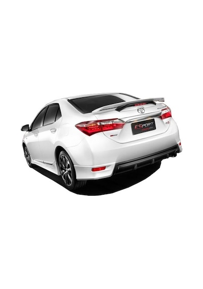 Toyota Corolla Uyumlu 2012-2016 Arka Tampon Flap+Difüzör Plastik