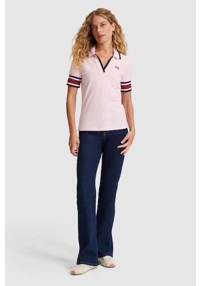 U.S. Polo Assn. U.s. Polo Assn. Kadın Açık Pembe Tişört 50323543-vr078 Acık Pembe