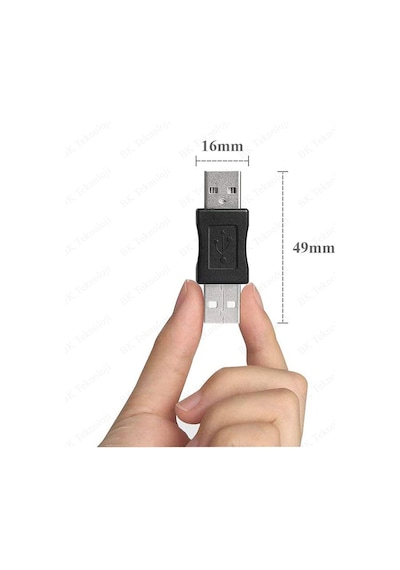 USB Erkek to USB Erkek M/M Cinsiyet Değiştirici Adaptör