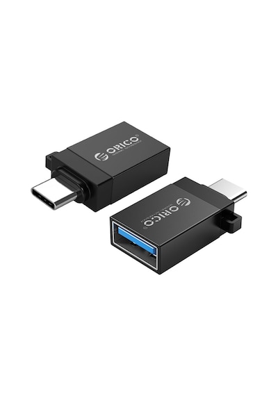 Orico Type-C to USB 3.0 Dönüştürücü Adaptör Siyah Orico Type-C to USB 3.0 Dönüştürücü Adaptör Siyah