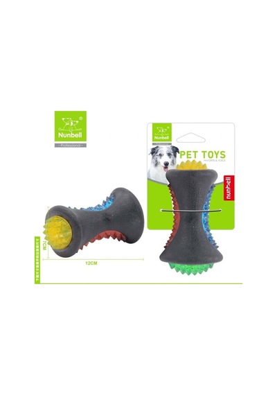 Nunbell Plastik Işıklı Köpek Kemik Oyuncağı 12 x 7 CM